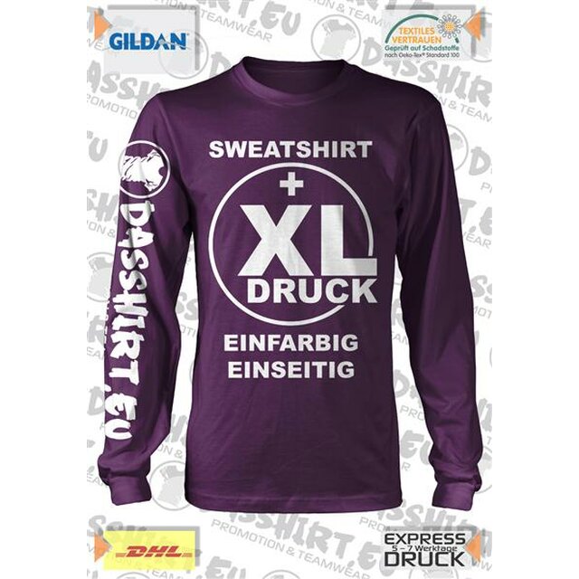 50 bedruckte Sweatshirts Pullover | Sweatsshirt bedruckt | Pullover bedrucken | Siebdruck