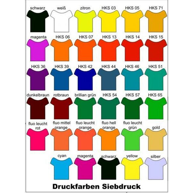 Textildruck | Druckeinheit fr 100 - 249 Teile | Siebdruck