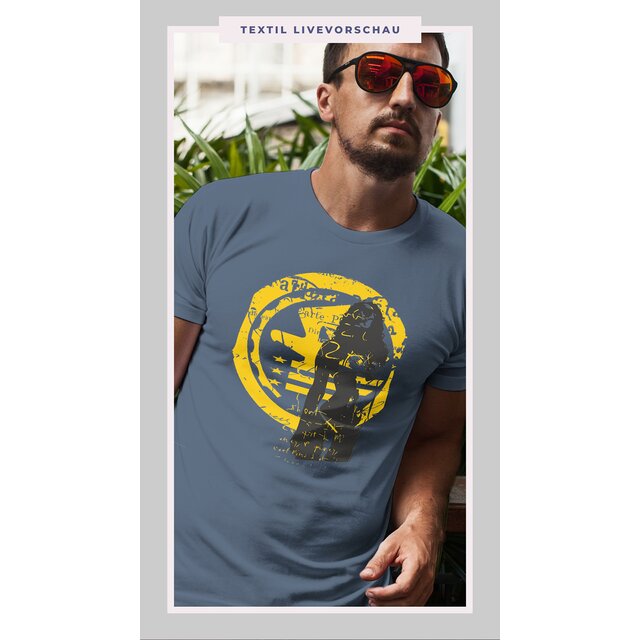 25 bedruckte T-Shirts | zweiseitiger Druck 2-farbig | T-Shirt bedrucken | Siebdruck