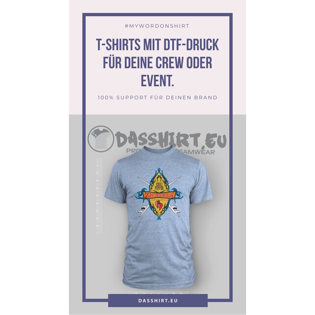 bedruckte T-Shirts | T-Shirt Druck | T-Shirt bedrucken | DTF-Druck | Firmen Vereine