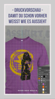 ab 100 bedruckte T-Shirts | T-Shirt Druck | dunkle T-Shirt bedrucken | Siebdruck | einseitig /einfarbig