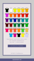ab 100 bedruckte T-Shirts | T-Shirt Druck | dunkle T-Shirt bedrucken | Siebdruck | einseitig /einfarbig