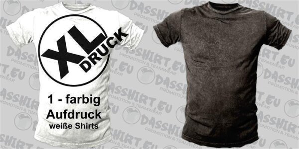 1-farbig ( auf weißen Untergründen)